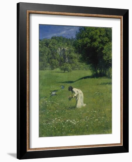 In the Meadow, 1876-Hans Thoma-Framed Giclee Print