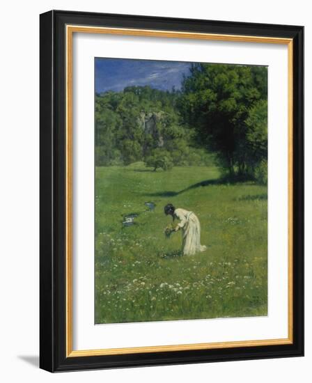 In the Meadow, 1876-Hans Thoma-Framed Giclee Print