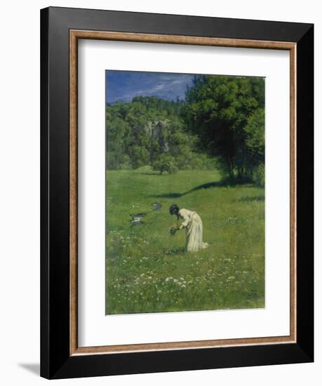 In the Meadow, 1876-Hans Thoma-Framed Giclee Print