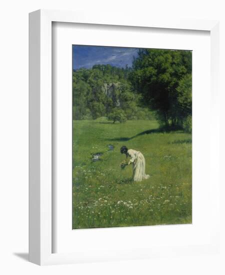 In the Meadow, 1876-Hans Thoma-Framed Giclee Print