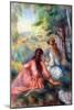 In The Meadow-Pierre-Auguste Renoir-Mounted Art Print