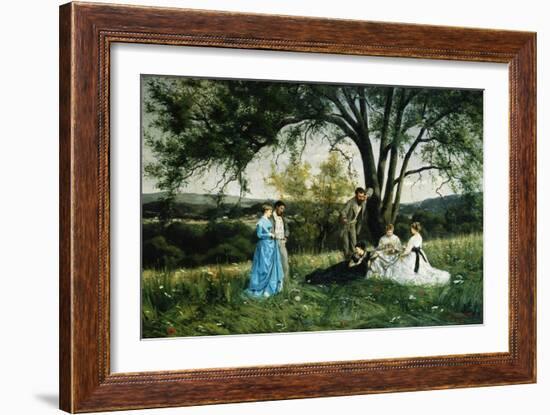 In the Meadow-Henri Pierre Hippolyte Dubois-Framed Giclee Print