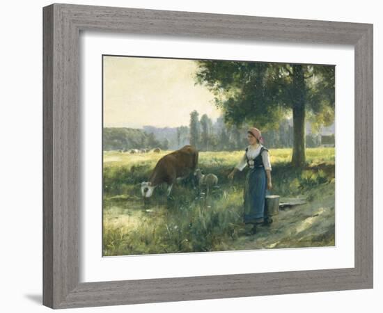 In the Meadow-Julien Dupre-Framed Giclee Print