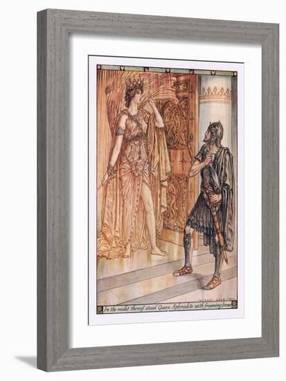 In the Midst Thereof Stood Queen Aphrodite with Frowning Brow-Herbert Cole-Framed Giclee Print
