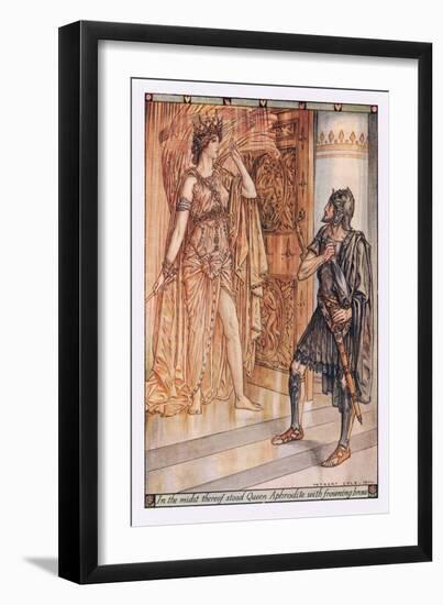 In the Midst Thereof Stood Queen Aphrodite with Frowning Brow-Herbert Cole-Framed Giclee Print