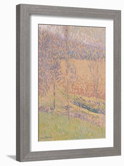 In the Mist, C.1890-1910 (Oil on Canvas)-Henri Martin-Framed Giclee Print