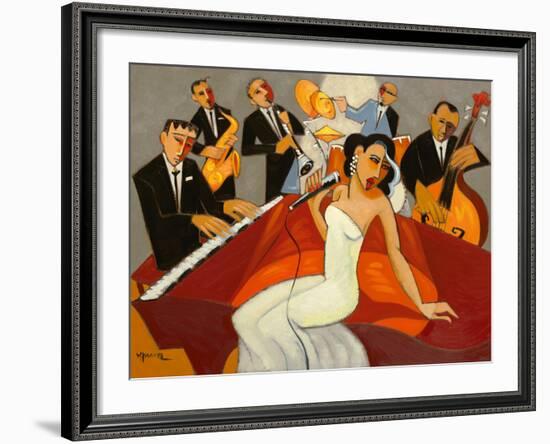 In The Mood - for Jazz-Marsha Hammel-Framed Giclee Print