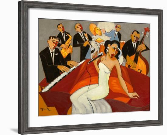 In The Mood - for Jazz-Marsha Hammel-Framed Giclee Print