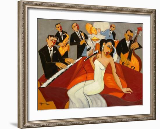 In The Mood - for Jazz-Marsha Hammel-Framed Giclee Print