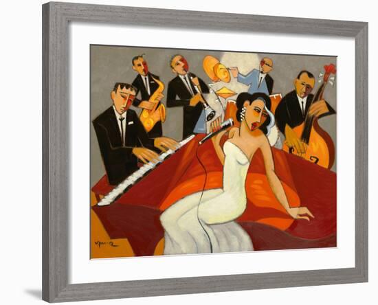 In The Mood - for Jazz-Marsha Hammel-Framed Giclee Print