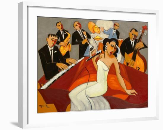 In The Mood - for Jazz-Marsha Hammel-Framed Giclee Print