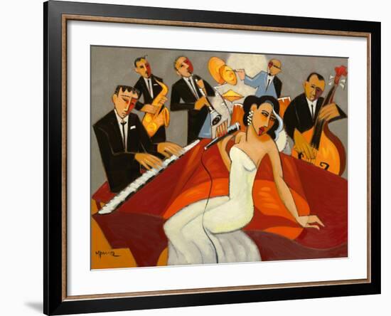 In The Mood - for Jazz-Marsha Hammel-Framed Giclee Print