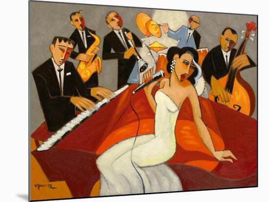 In The Mood - for Jazz-Marsha Hammel-Mounted Giclee Print