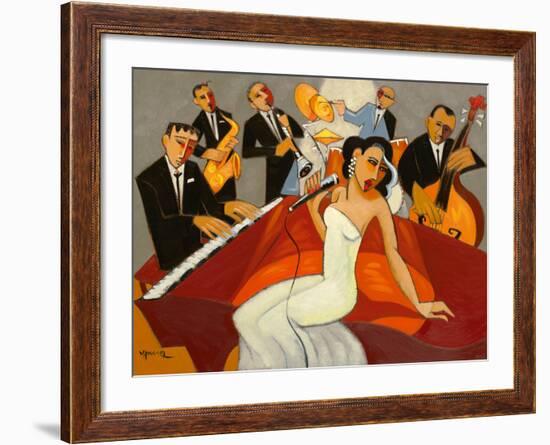 In The Mood - for Jazz-Marsha Hammel-Framed Giclee Print