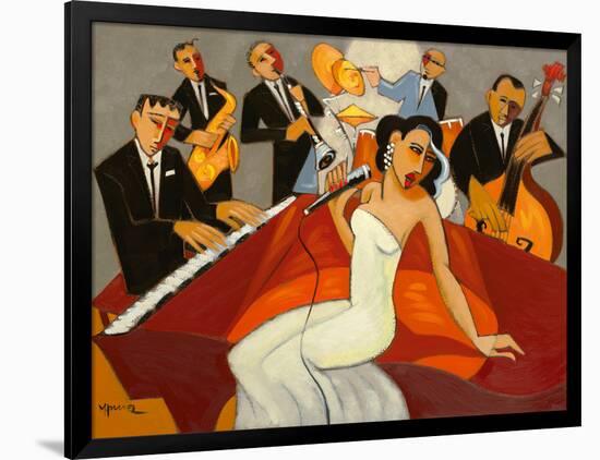 In The Mood - for Jazz-Marsha Hammel-Framed Giclee Print