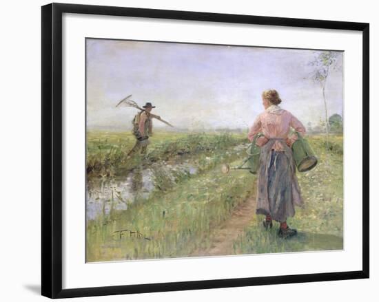 In the Morning, 1889-Fritz von Uhde-Framed Giclee Print