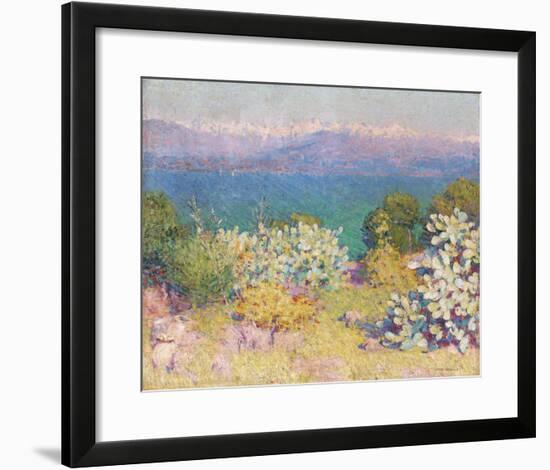 In the Morning, Alpes Maritime from from Antibes-John Peter Russell-Framed Giclee Print