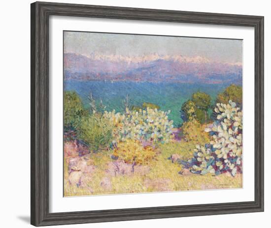 In the Morning, Alpes Maritime from from Antibes-John Peter Russell-Framed Giclee Print