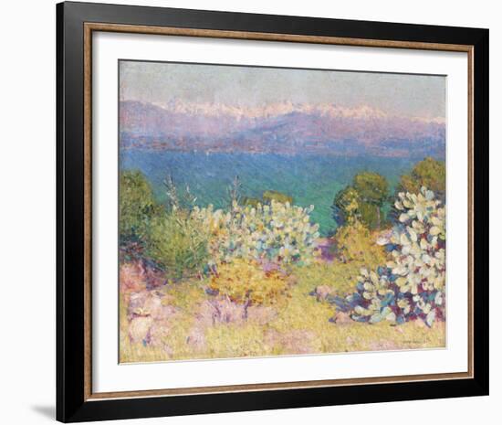 In the Morning, Alpes Maritime from from Antibes-John Peter Russell-Framed Giclee Print