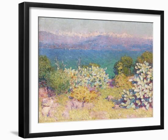 In the Morning, Alpes Maritime from from Antibes-John Peter Russell-Framed Giclee Print