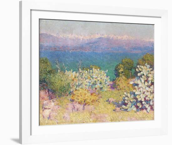 In the Morning, Alpes Maritime from from Antibes-John Peter Russell-Framed Giclee Print