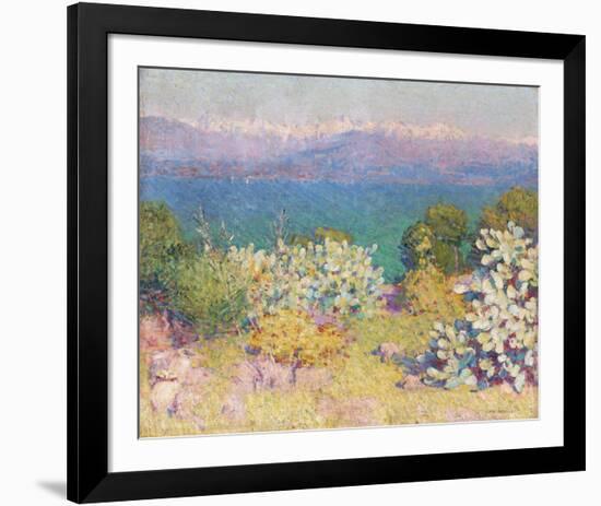 In the Morning, Alpes Maritime from from Antibes-John Peter Russell-Framed Giclee Print