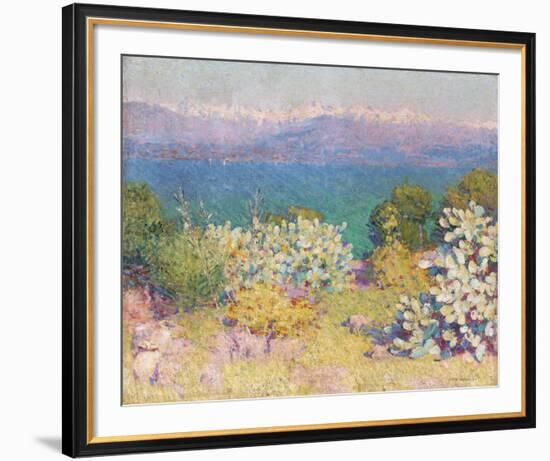 In the Morning, Alpes Maritime from from Antibes-John Peter Russell-Framed Giclee Print