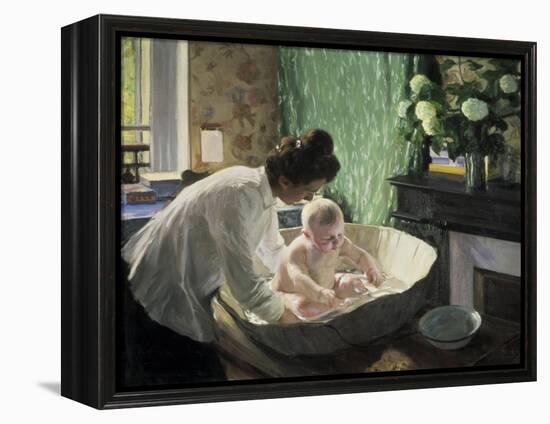 In the Morning-Boris Kustodiyev-Framed Premier Image Canvas