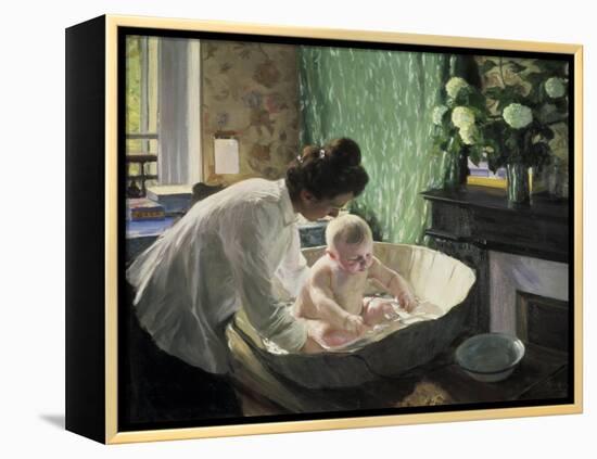 In the Morning-Boris Kustodiyev-Framed Premier Image Canvas