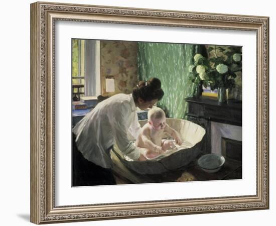 In the Morning-Boris Kustodiyev-Framed Giclee Print