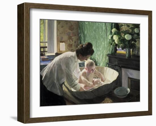 In the Morning-Boris Kustodiyev-Framed Giclee Print