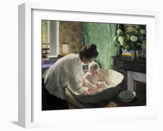 In the Morning-Boris Kustodiyev-Framed Giclee Print