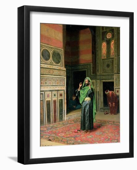 In the Mosque-Ludwig Deutsch-Framed Giclee Print