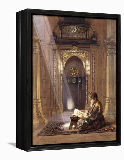 In the Mosque-Carl Friedrich Heinrich Werner-Framed Premier Image Canvas