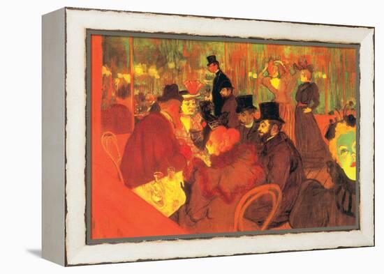 In The Moulin Rouge-Henri de Toulouse-Lautrec-Framed Stretched Canvas