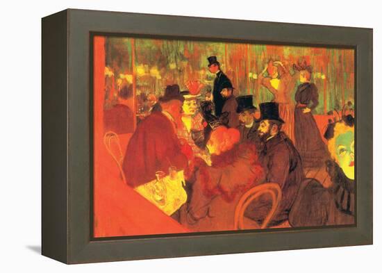 In The Moulin Rouge-Henri de Toulouse-Lautrec-Framed Stretched Canvas