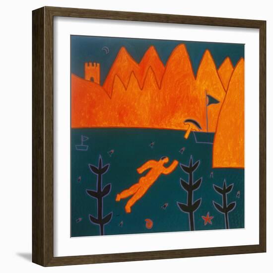 In the Mountains, 2002 (Oil on Linen)-Cristina Rodriguez-Framed Giclee Print