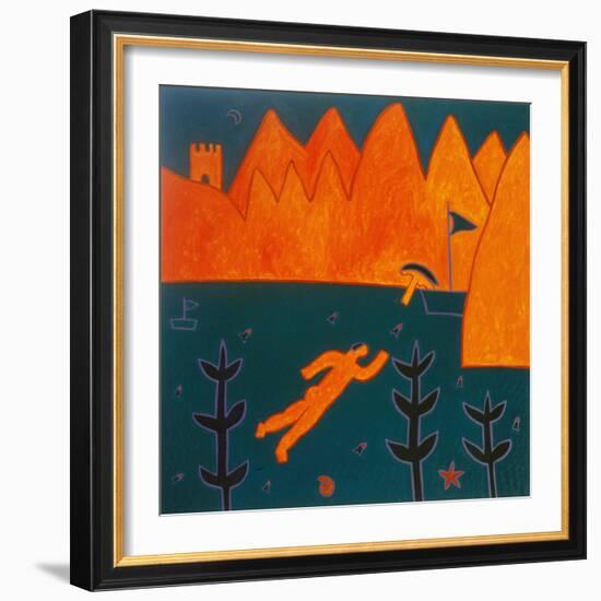 In the Mountains, 2002 (Oil on Linen)-Cristina Rodriguez-Framed Giclee Print