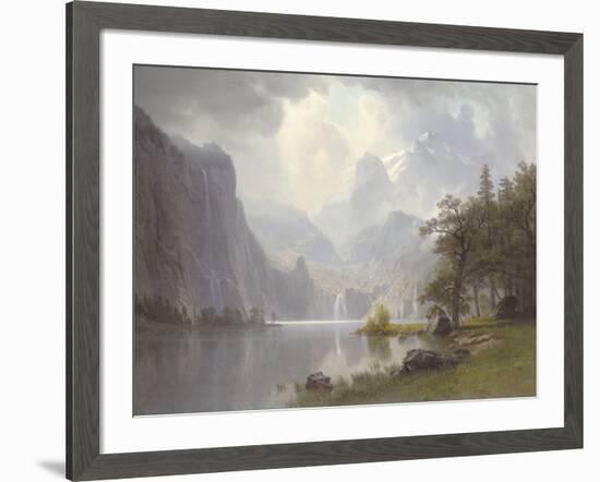 In the Mountains, c.1867-Albert Bierstadt-Framed Art Print