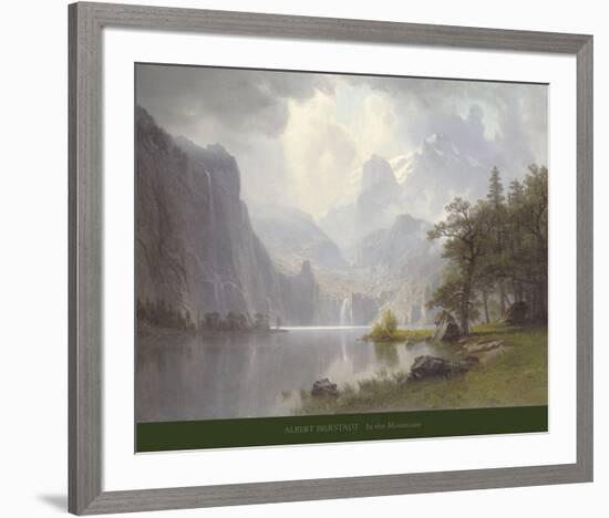 In the Mountains, c.1867-Albert Bierstadt-Framed Art Print