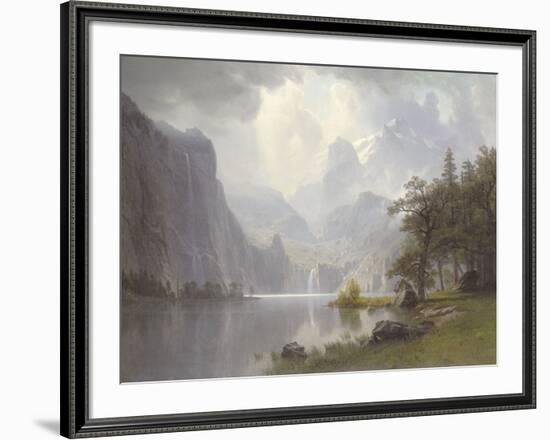 In the Mountains, c.1867-Albert Bierstadt-Framed Art Print