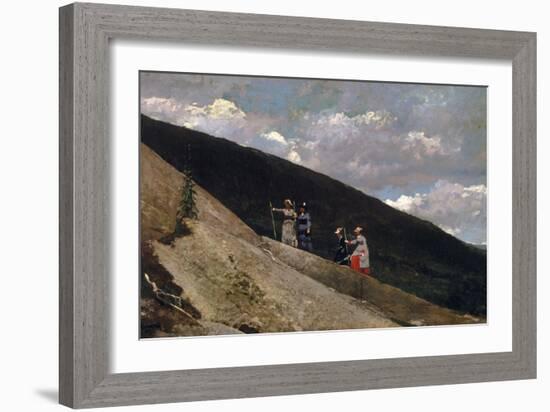 In The Mountains-Winslow Homer-Framed Giclee Print