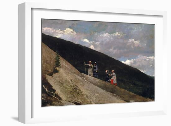 In The Mountains-Winslow Homer-Framed Giclee Print