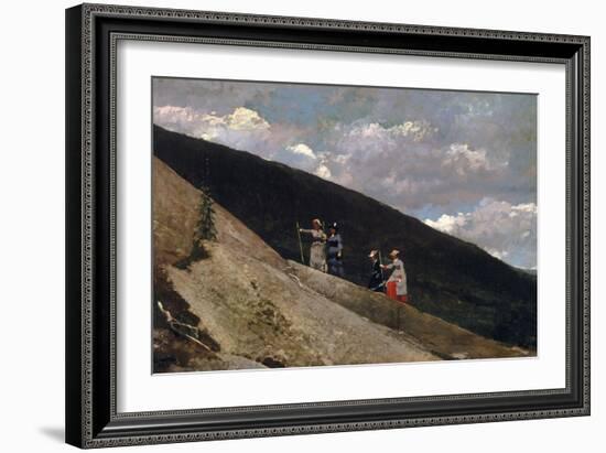 In The Mountains-Winslow Homer-Framed Giclee Print