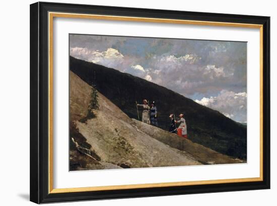 In The Mountains-Winslow Homer-Framed Giclee Print