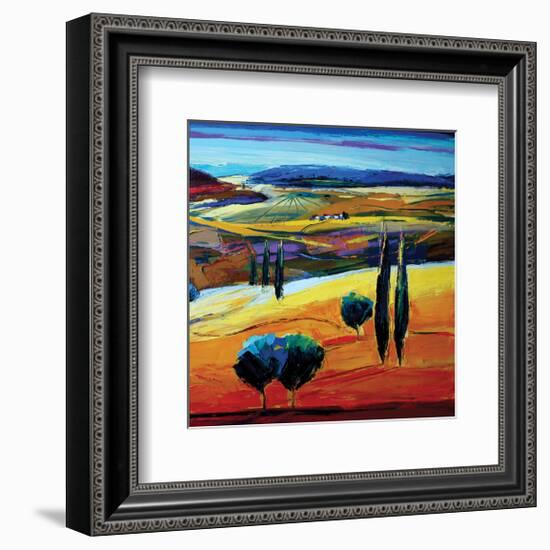 In the Now-Maya Green-Framed Art Print