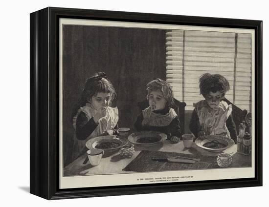 In the Nursery, Tottie, Tot and Toozles-null-Framed Premier Image Canvas