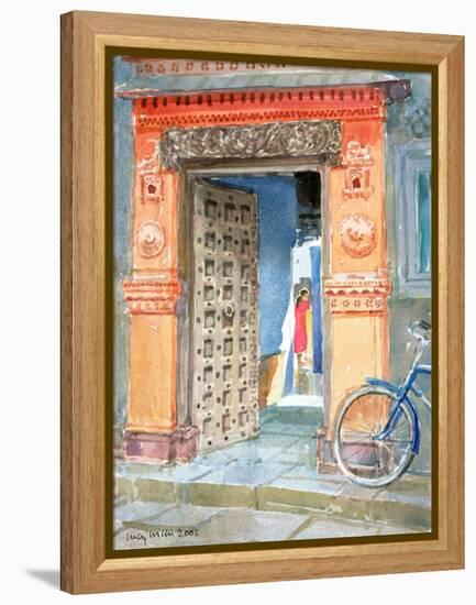 In the Old Town, Bhuj, 2003-Lucy Willis-Framed Premier Image Canvas