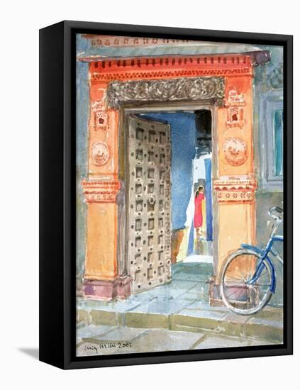 In the Old Town, Bhuj, 2003-Lucy Willis-Framed Premier Image Canvas