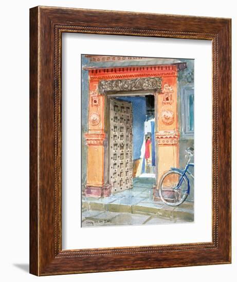 In the Old Town, Bhuj, 2003-Lucy Willis-Framed Giclee Print